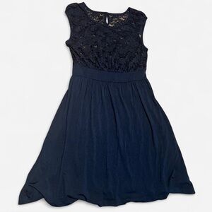 Myan Black Lace Dress Size M